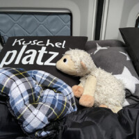 Bett im Grand California