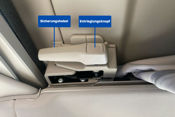 Entriegelung Aufstelldach