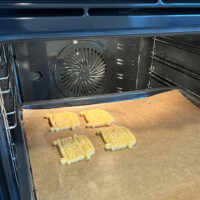 Plätzchen im Ofen