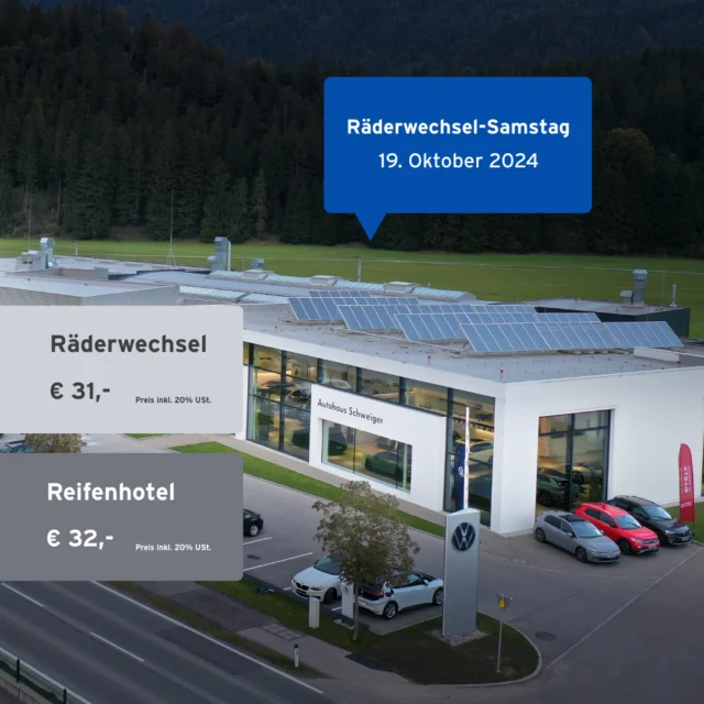 Bereit für jede Straße 🛞⁠
⁠
Sichere dir jetzt telefonisch deinen Termin für unseren Reifenwechselsamstag am 19. Oktober 2024 🗓️⁠
⁠
📲 05672/62000⁠
⁠
#thebullishow #autohausschweiger #reutte #reifenwechsel